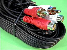 Przedłużacz 2x RCA CINCH 5m