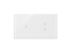 SIMON 54 Panel dotykowy S54 Touch 2 moduły 1 pole dotykowe + 2 pola dotykowe pionowe biała perła DSTR213/70 KONTAKT SIMON