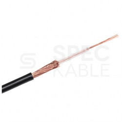 Kabel koncentryczny 50ohm RG174 0,48/1,52/2,8mm Cu (oplot Cu) antenowy wewnętrzny czarny Cabletech