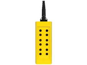 Kaseta sterownicza pusta z 12 otworami w 2 kolumnach żółta XACB12 SCHNEIDER ELECTRIC