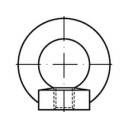 Nakrętki pierścieniowe M48 TOOLCRAFT 109454 DIN 582 1 szt.