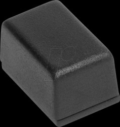 Industrial housing, 26 x 17 x 15 mm, IP54, black
