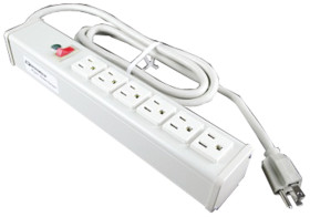 Przedłużacz 1.8m 6 gniazda Przedłużacz z gniazdami typ NEMA 5-15R 15A 120 V