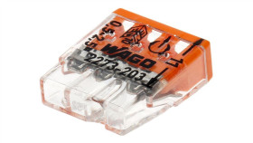 Szybkozłączka Wago 3X 0,5-2,5M2 Na Drut Opk. 100Szt