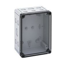 Obudowa Poliwęglan szerokość zew. 180 mm długość zew. 130 mm wys. zew. 90 mm Spelsberg IP66 Szary