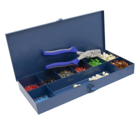 Spinka do kabli końcówka przewodu