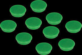HM30 02 Magnets, 32 mm, green, 10 pieces