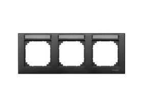 MERTEN M-PLAN Ramka 3 potrójna pozioma z polem opisowym antracytowy MTN472314 SCHNEIDER ELECTRIC