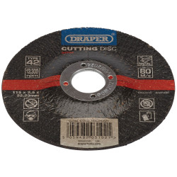 Draper 94784 DPC Metal Cutting Disc, 115 x 2.5 x 22.23mm