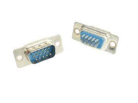 D-SUB 15/3 VGA Wtyk lutowany na kabel (2 szt)