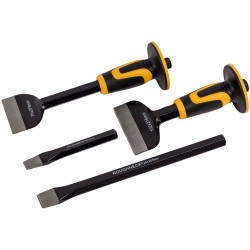 Roughneck 31-994 Bolster & Cold Chisel Set 4 Piece