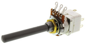 Potencjometr 1MΩ typ Obrotowy TE Connectivity średnica wału 6.35 mm 0.2W długość wału 50mm Montaż panelowy