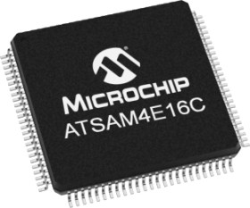 Mikrokontroler Microchip ATSAM LQFP 100-pinowy Montaż powierzchniowy ARM Cortex M4 1024 kB 32bit CAN: 120MHz RAM:128 kB