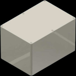 Aluminum die cast enclosure, (L x W x H) 171.5 x 120.6 x 105.7 mm, silver, IP54, AL 8.0