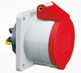 Gniazdo tablicowe Quick-Connect proste 16A 5p 400V 6h IP44 132001