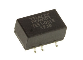 Przetwornica DC-DC, 1W, Uwe 4,5 → 5,5 V DC, Uwy 15V dc, Iwy 65mA, TRACOPOWER