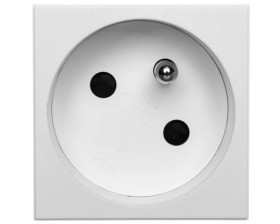 Gniazdo zasilające M45 pojedyncze z/u 16A białe STD-F3 RW1 6120222