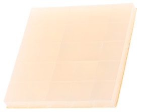 Mata antywibracyjna 20 x 20 x 10mm grubość 10mm Silikon Taica