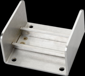 Mounting bracket, 87 x 80 x 49.5 mm for rectangular sensors, E10730