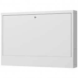 Szafka natynkowa ORN-5 do montażu rozdzielacza hydraulicznego na 12 obwodów grzewczych 845x121x580mm biała