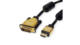 Roline Gold Kabel Do Monitora Dvi (24+1) - Hdmi, M/M, 3 M