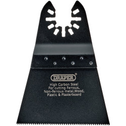 Draper 70456 Oscillating Multi-tool Plunge Cut. Blade 68x90mm 18tpi High C/Steel