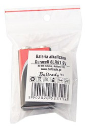 bateria alkaliczna Duracell Procell 6LR61 9V (worek)