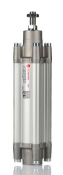 Siłownik pneumatyczny z tłoczyskiem skok: 100mm Norgren Ø 40mm dwustronnego działania Action 162.5mm z amortyzacją
