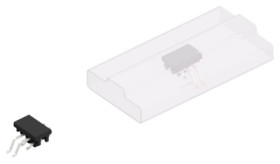 Pin header, 4 pole, pitch 2 mm, straight, black, 10062240