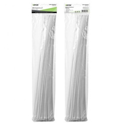 Opaski zaciskowe 4,8mm / 500mm białe 100 szt. VOZ-48500W Vayox