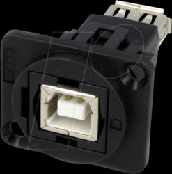 CP30207N USB adapter FT, 1 x USB 2.0 B socket > 1 x USB 2.0 A socket