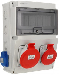 Rozdzielnica 5x32A 5x16A 2x3x16A INA=32A IP54 SB-103505-S0060-54