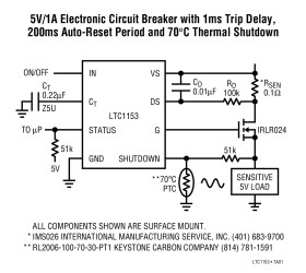 Auto-Reset Electronic Circuit Breaker