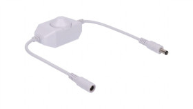 Sterownik Led Mono 1X6a Potencjometr Na Przewodzie Biały 12-24V Prescot