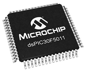 Mikrokontroler Microchip dsPIC30F TQFP 64-pinowy Montaż powierzchniowy dsPIC 66 kB 16bit CAN:2 25MHz RAM:4,096 kB