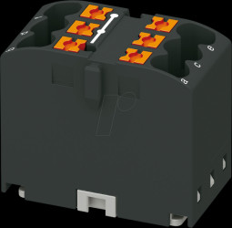 3273278 PTFIX 6x2.5 distributor block, black