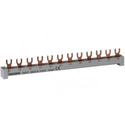 Szyna łączeniowa widełkowa 3-fazowa 10mm2 63A 6M do serii Ex9B krok 18mm BBU 3L