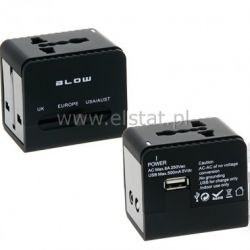 Adapter uniwersalny na EUROPE/ USB