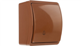 Przycisk Dzwonkowy Natynkowy Ip44 Brązowy Koala 155-02 61.342