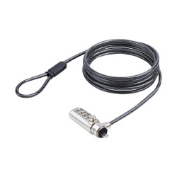 Blokada do laptopa, 1,5 m Slim Lock, do uzytku z: Urządzenia z gniazdem klinowym Noble