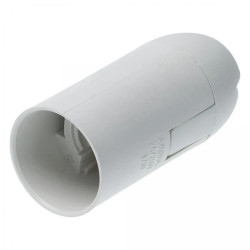 Oprawka żarówki plastikowa E14 biała