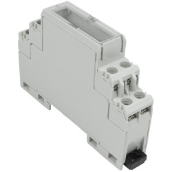 CamdenBoss CMEB/1PC/KIT DIN Rail Terminal Enclosure 18mm Open Top Clear