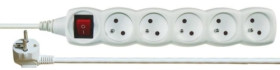 P1513 przedłużacz elektryczny z uziemieniem 5x gniazd, wyłącznik, 3m