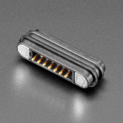 DIY Magnetic Connector - Straight 7 Contact Pins - 2.2mm Pitch