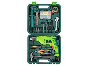 Wiertarka udarowa 600W z zestawem narzęd zi 26 el. 50G519K TOPEX