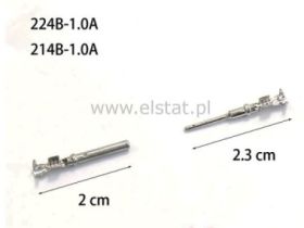 Złącza do konektorów samochodowych; =1mm; (5 kpl)