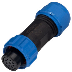 CliffCON&#xAE; 68 FM686819 IP68 Female Cable Plug 9 Pin