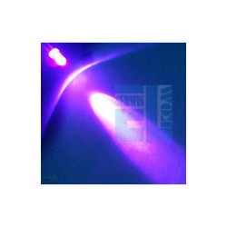 DIODA LED 5mm UV ULTRAFIOLET 140mcd 402nm FLAT-TOP