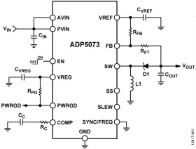 1.2 A, DC-to-DC Inverting Regulator
