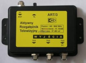 ROZGAŁĘŹNIK ANTENOWY ART/3 AKTYWNY